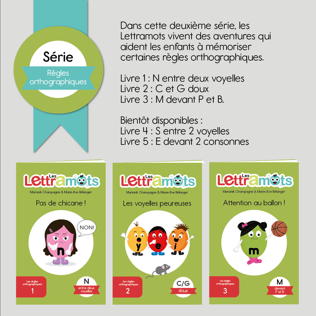 Série de livres: Les règles orthographiques